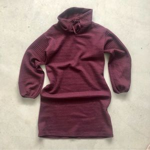 Maroon pull on dress